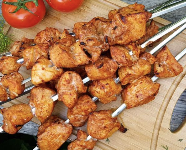 Фото ШАШЛЫК КУРИНЫЙ на 5 шпажках 450г450г 